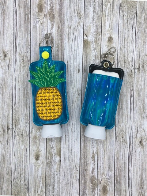 3D Pineapple - Hand Lotion Holder 5x7 included- DIGITAL Embroidery DESIGN