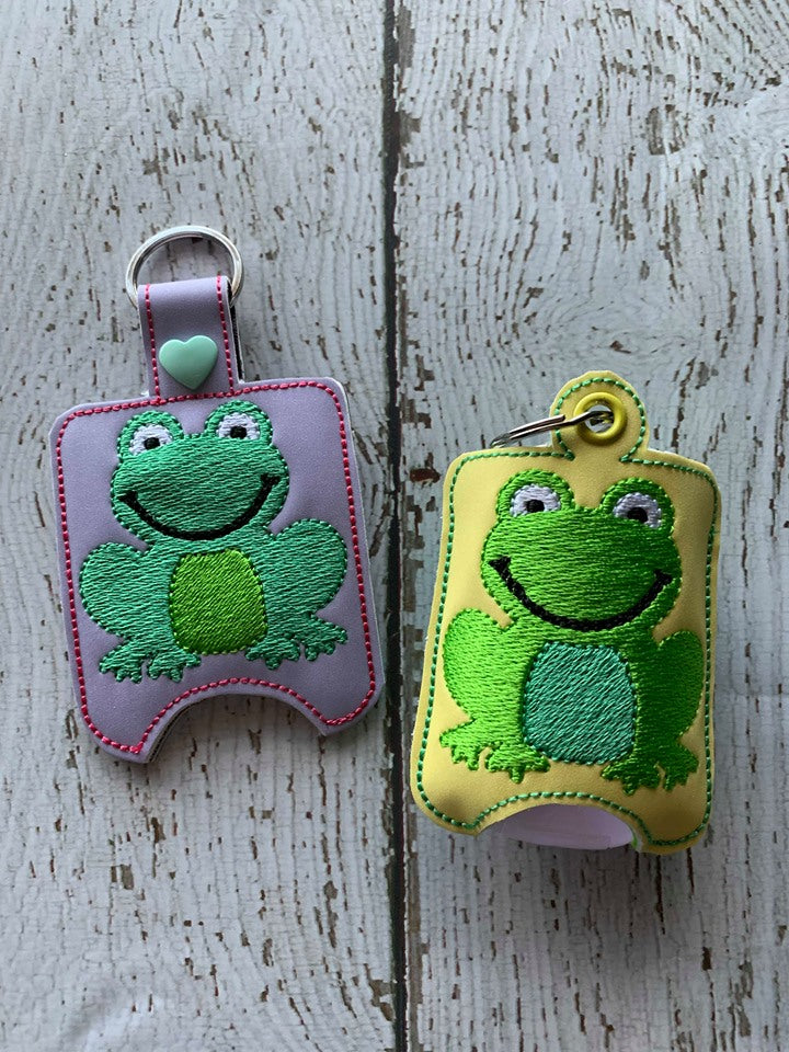 Frog Sanitizer Holder - DIGITAL Embroidery DESIGN