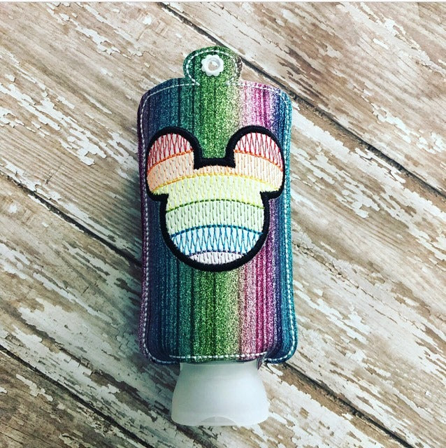 Rainbow Mouse Lotion Holders - DIGITAL Embroidery DESIGN