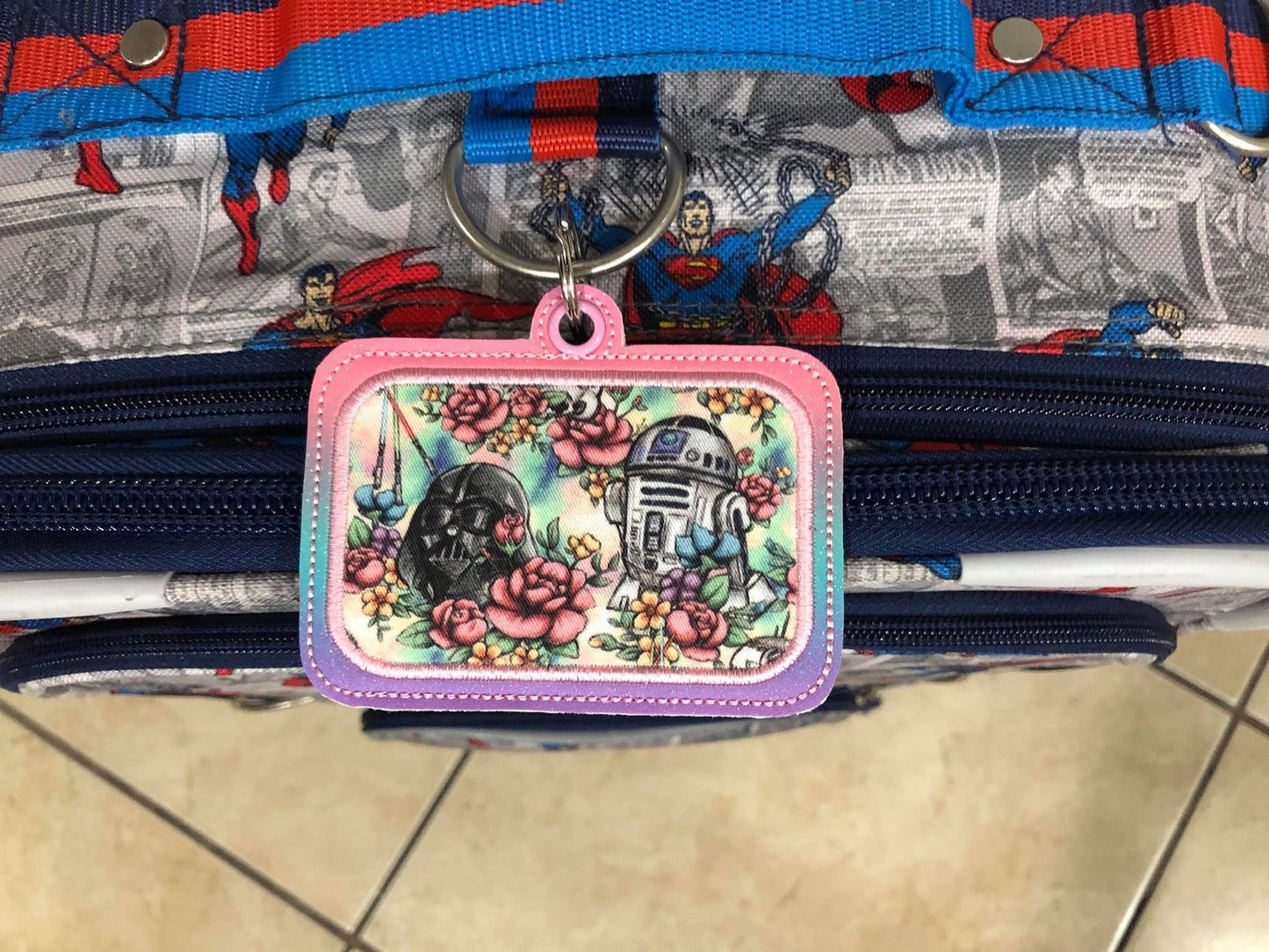 Applique ID holder/luggage tag - DIGITAL Embroidery design