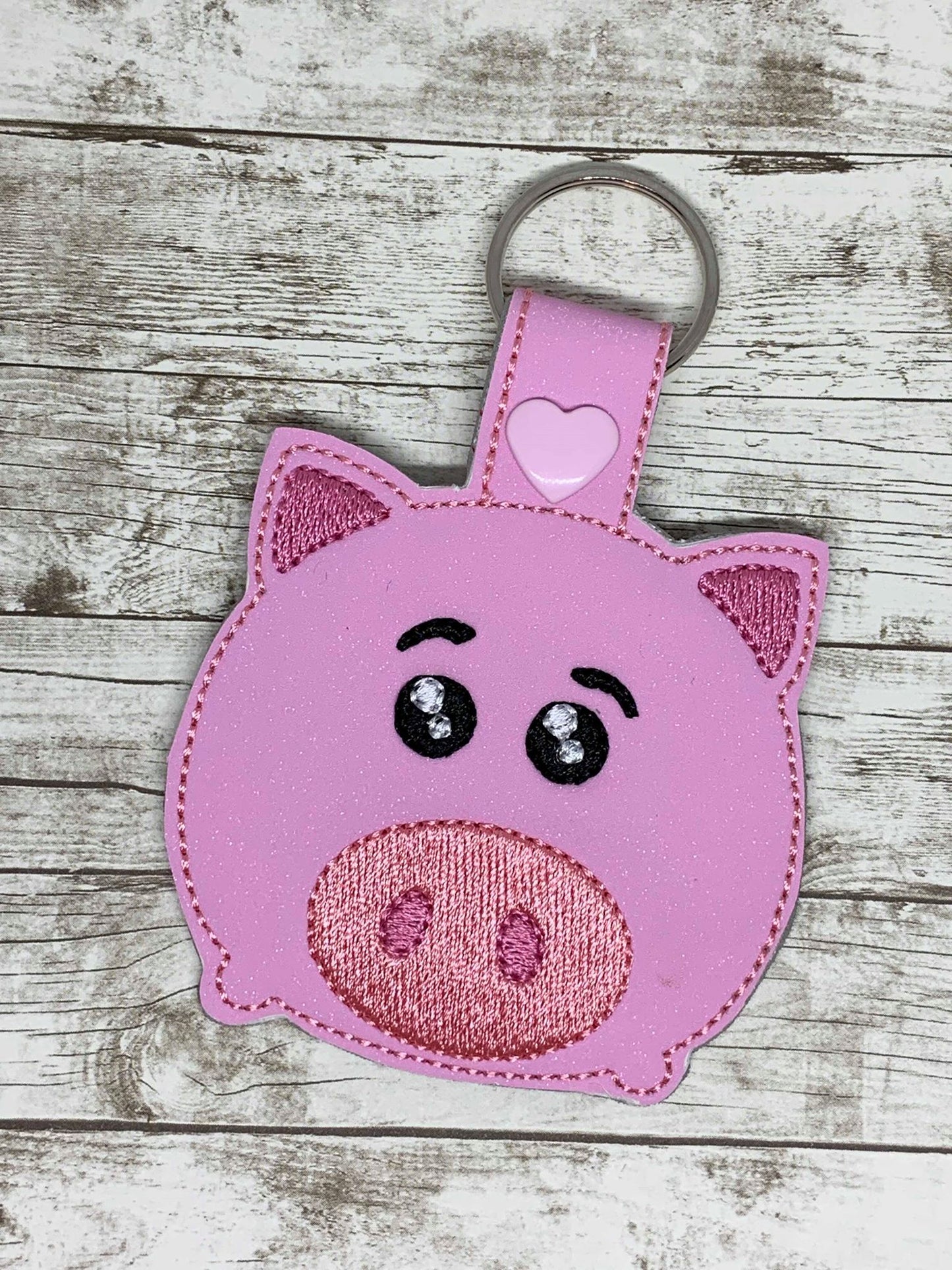 Piggy Toy Fobs - DIGITAL Embroidery DESIGN