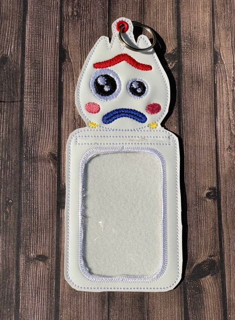 Utensil Toy ID Holder 5x7 only - Digital Embroidery Design