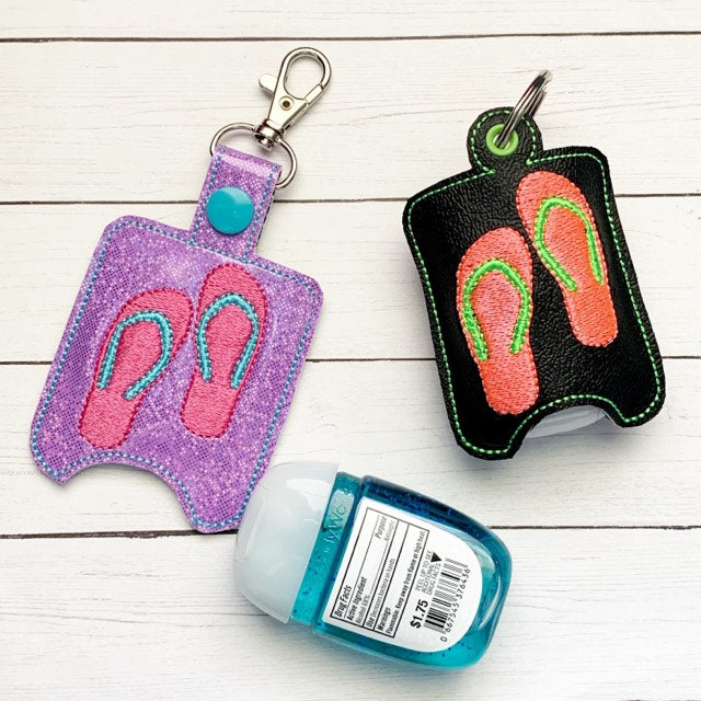 Flip Flops Sanitizer Holders - DIGITAL Embroidery DESIGN