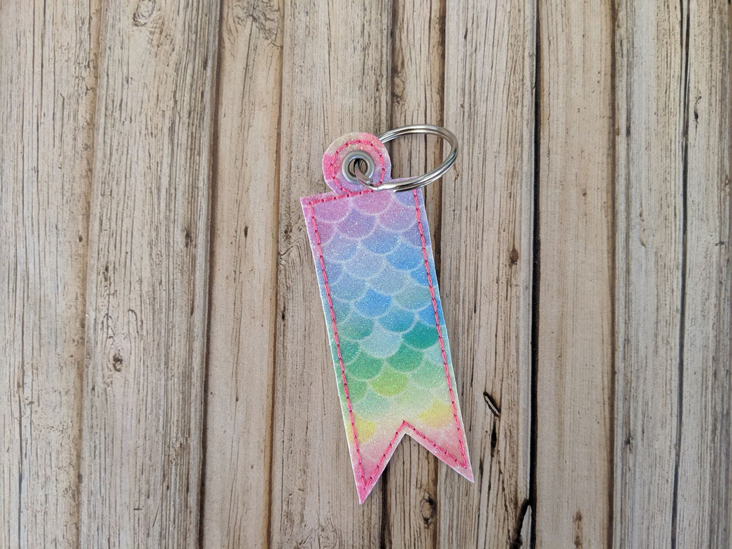 2 point pennant Fobs - DIGITAL Embroidery DESIGN