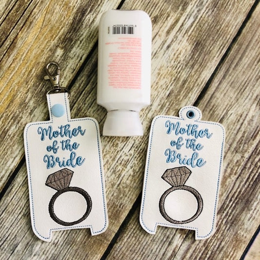 Mother of the Bride Lotion Holders 5x7 included- DIGITAL Embroidery DESIGN