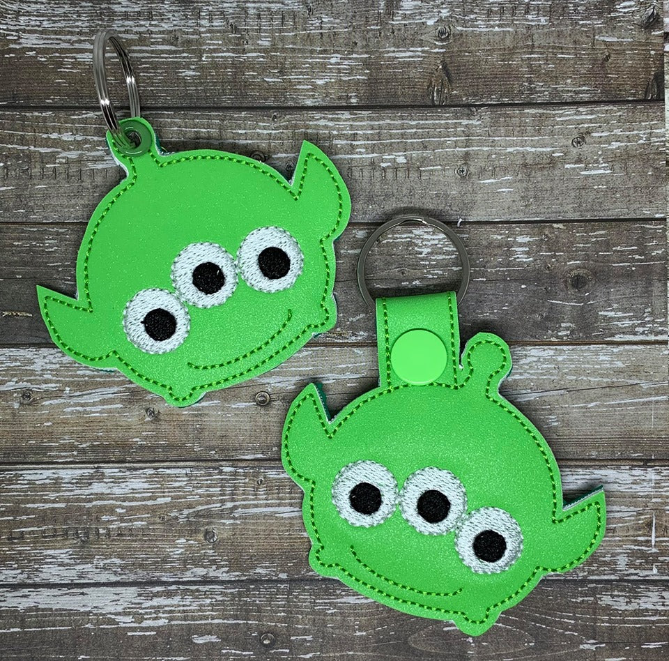 Alien Toy Fobs - DIGITAL Embroidery DESIGN