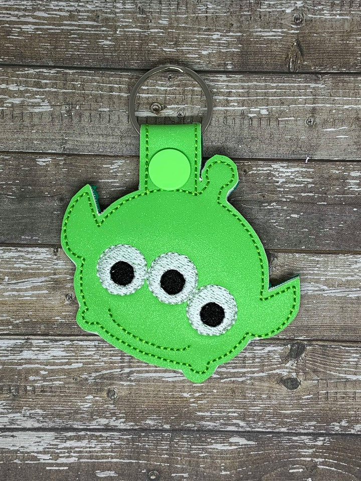 Alien Toy Fobs - DIGITAL Embroidery DESIGN