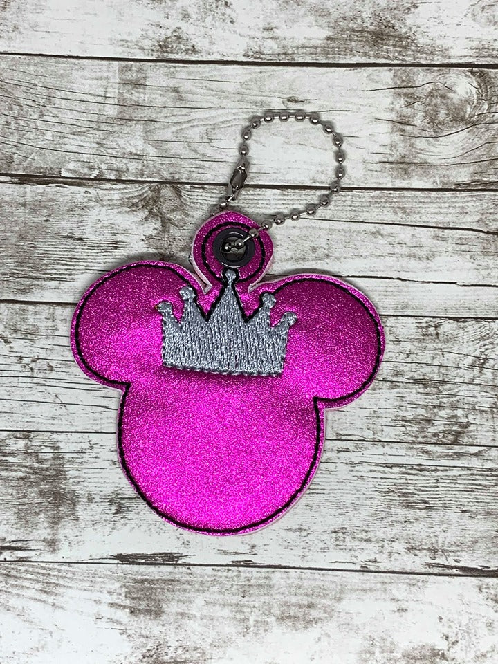 Mouse Crown Fobs - DIGITAL Embroidery DESIGN