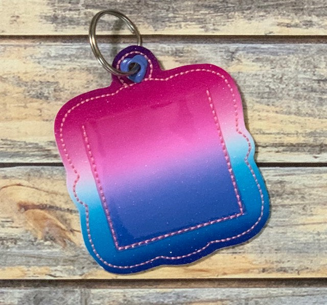 Slip in Photo Fobs - DIGITAL Embroidery DESIGN