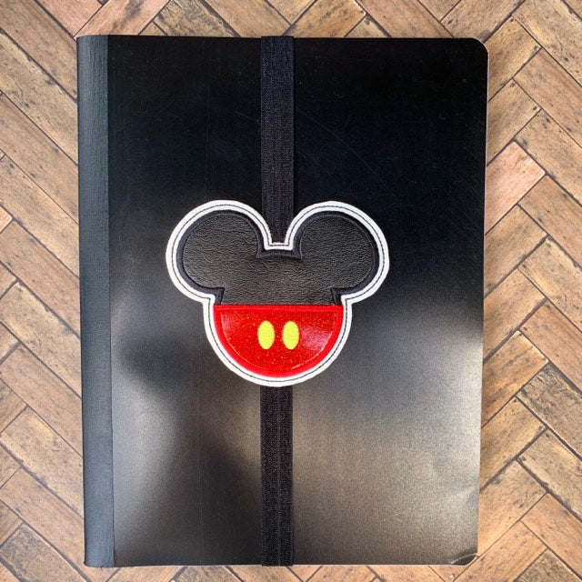 Mr. Mouse Applique Book Band - Digital Embroidery Design