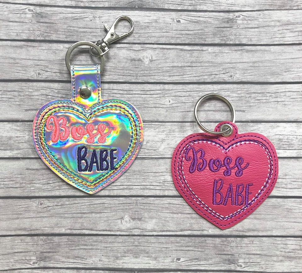 Boss Babe Fobs -DIGITAL Embroidery DESIGN