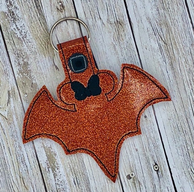 Miss Mouse Bat Fobs -  DIGITAL Embroidery DESIGN