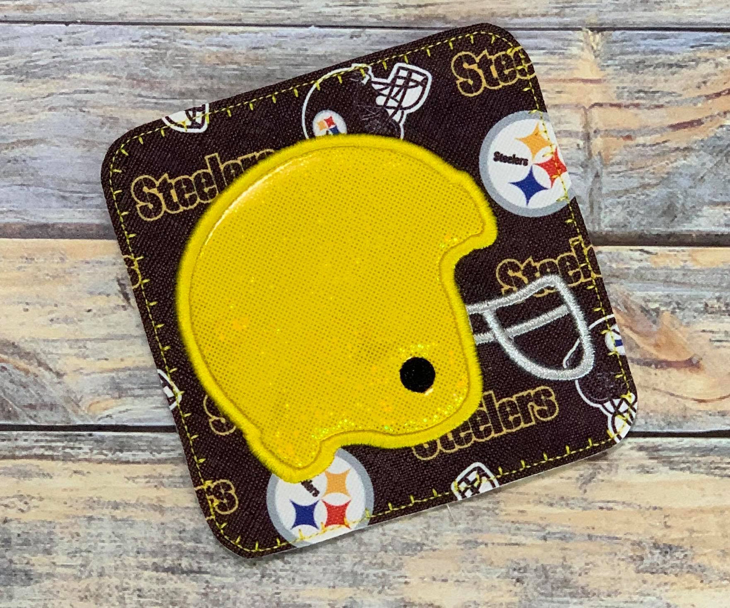 Football Helmet Coaster - DIGITAL Embroidery DESIGN