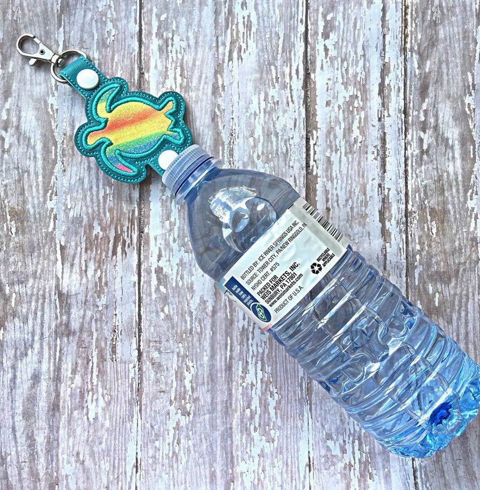 Sea Turtle Water Bottle Holders - DIGITAL Embroidery DESIGN