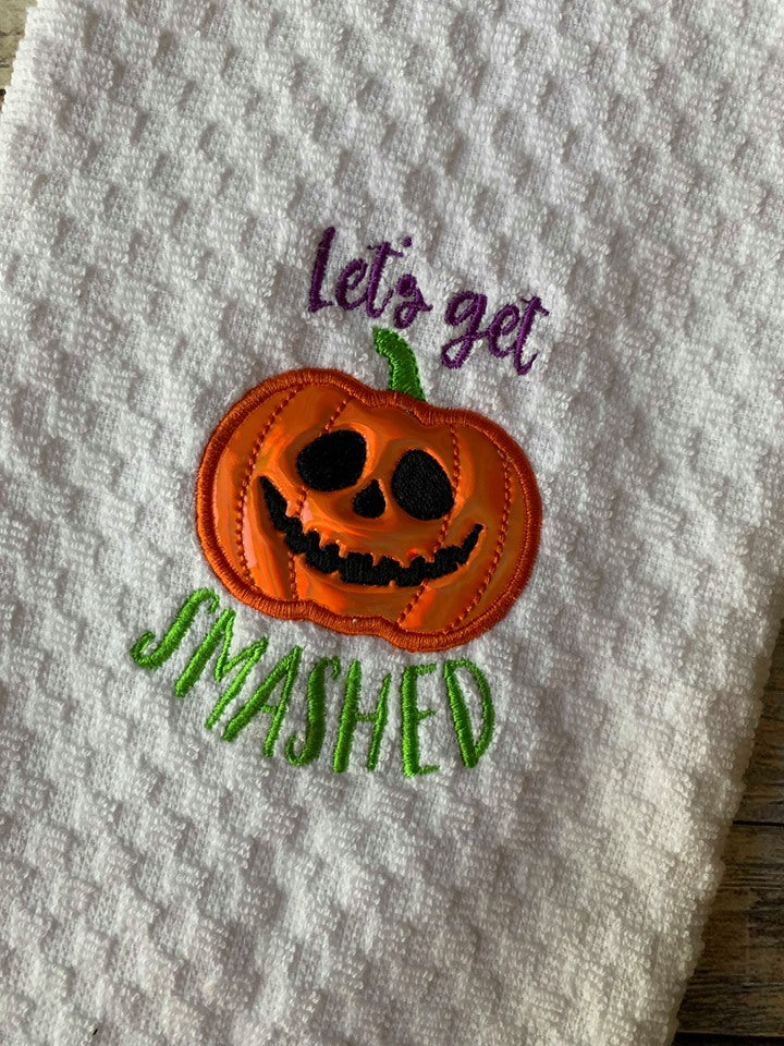 Let's Get Smashed 4x4 and 5x7 - digital embroidery design