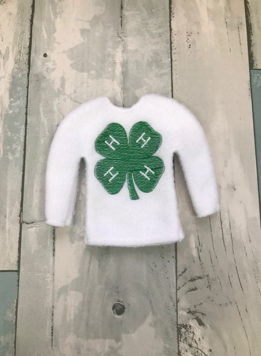 4H Doll Sweater 5x7 - Digital Embroidery Design