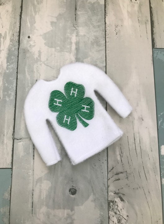 4H Doll Sweater 5x7 - Digital Embroidery Design