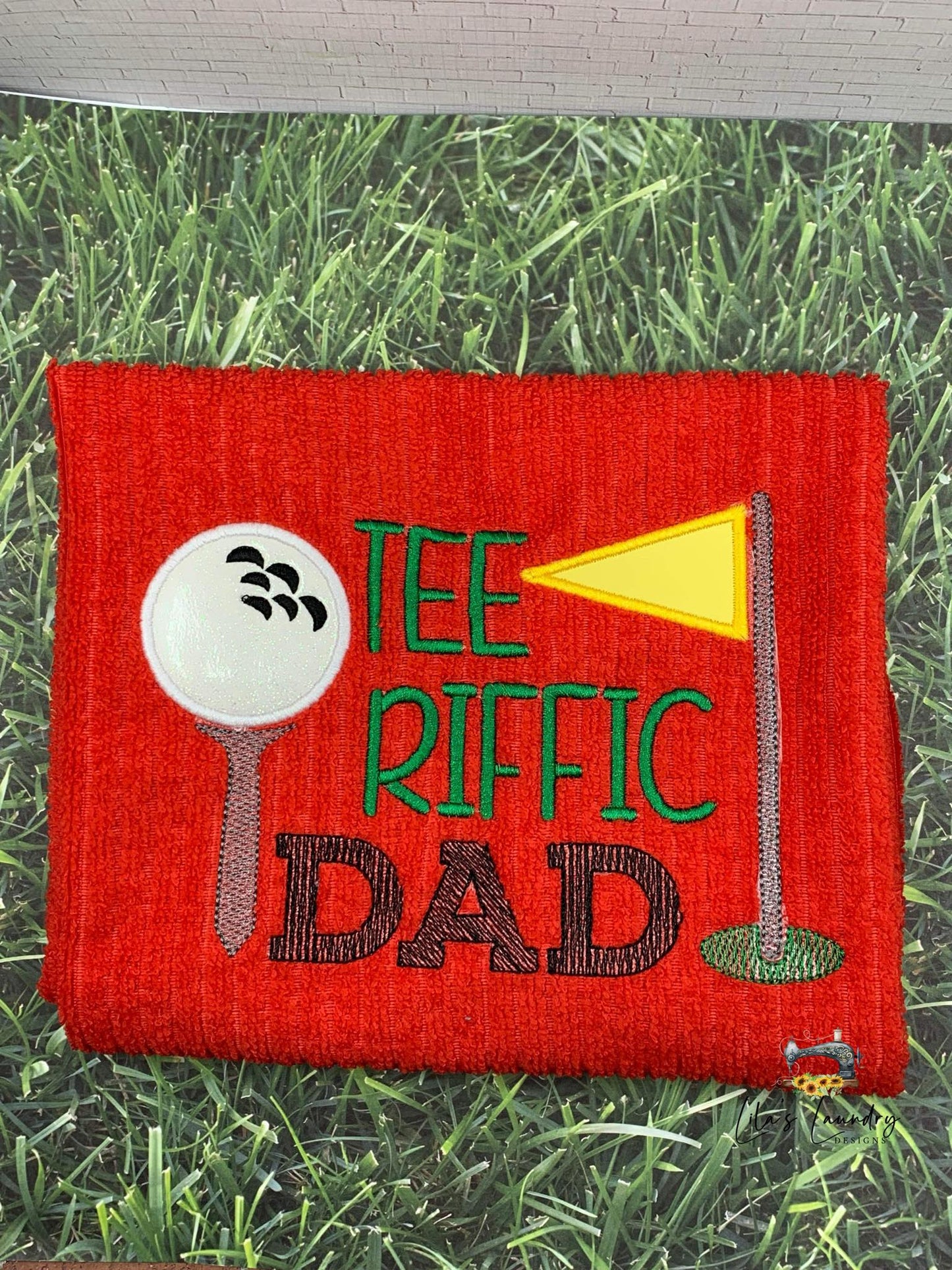 Tee-Riffic Dad Applique - 2 Sizes - Digital Embroidery Design