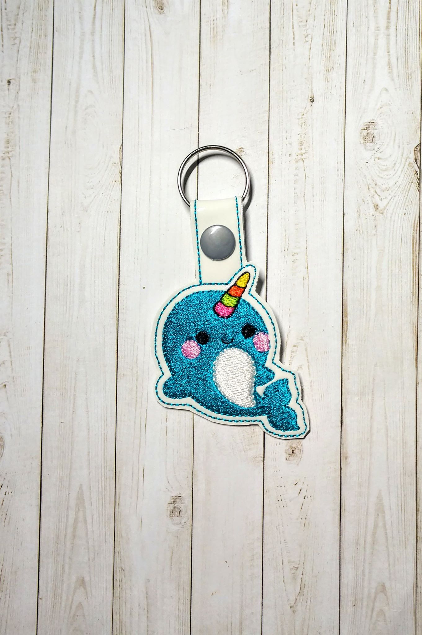 Narwhal Fobs -  DIGITAL Embroidery DESIGN