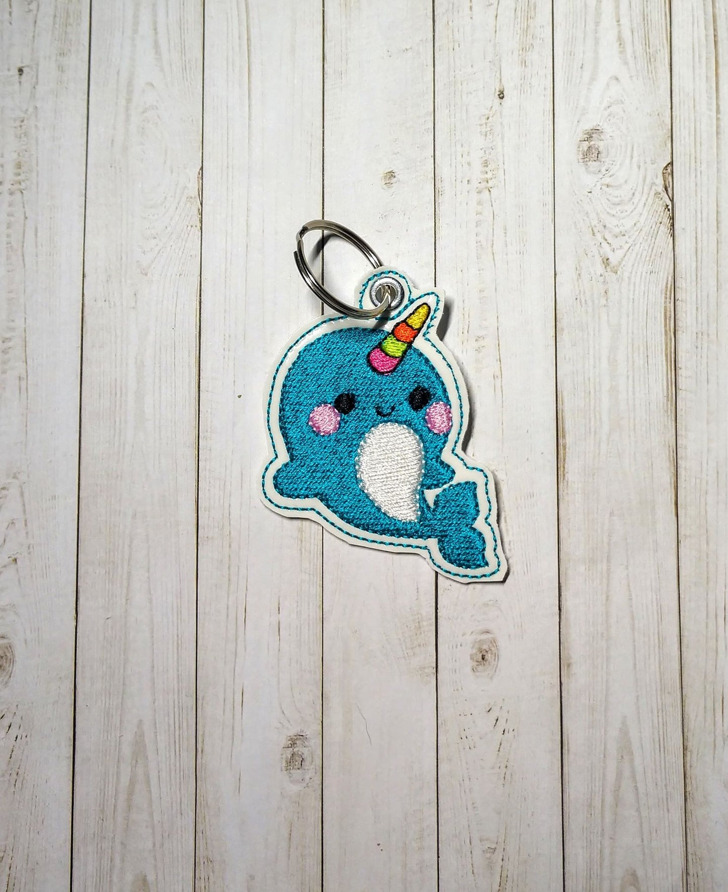 Narwhal Fobs -  DIGITAL Embroidery DESIGN