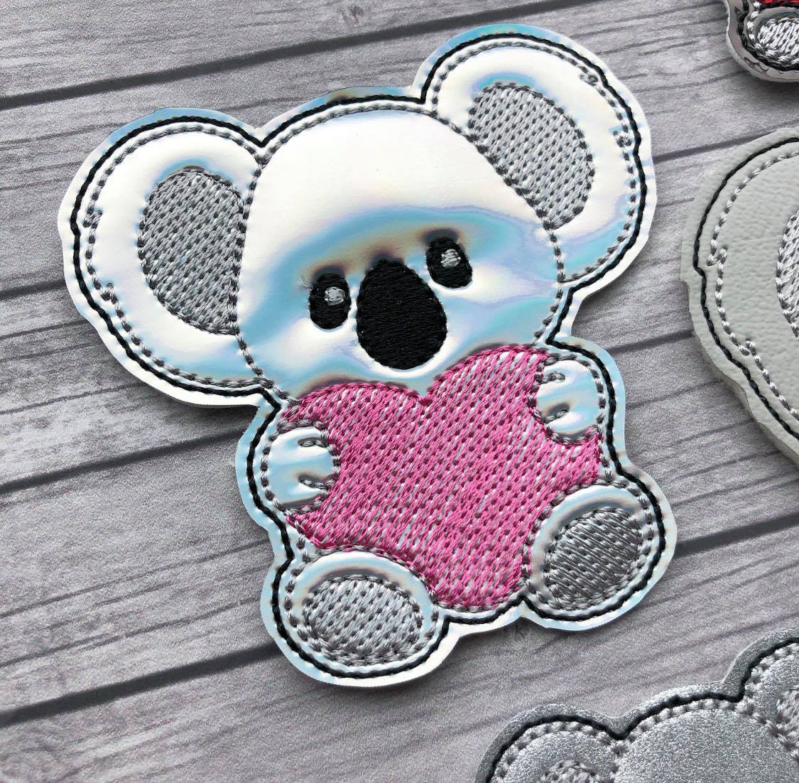 Koala Heart Felties - 3 sizes - Digital Embroidery Design