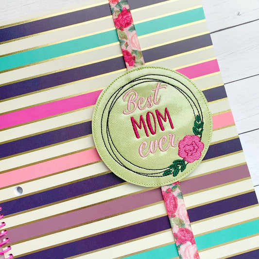 Best Mom Ever - Book Band - Digital Embroidery Design