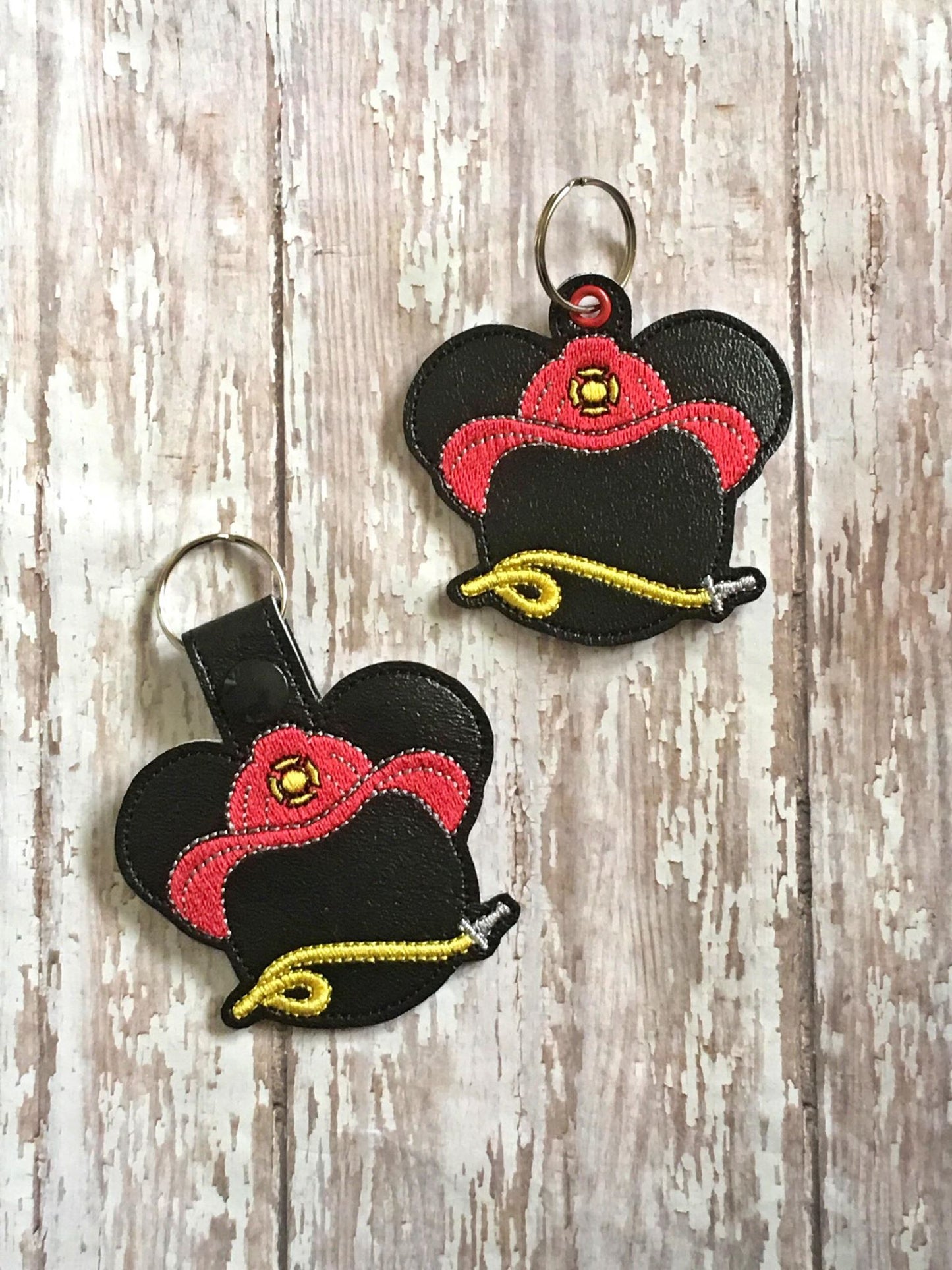 Fireman Mouse Fobs -  DIGITAL Embroidery DESIGN