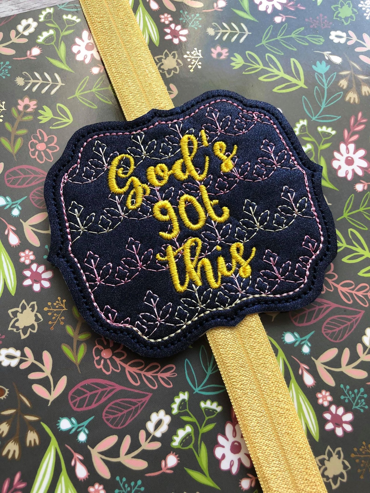 Gods got this Book Band - Digital Embroidery Design