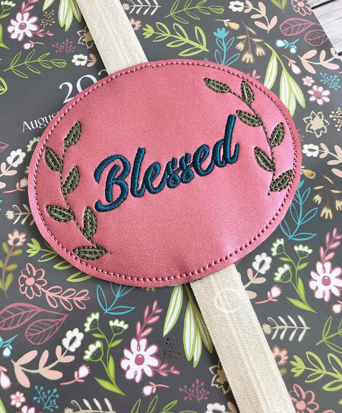 Blessed Book Band - Digital Embroidery Design
