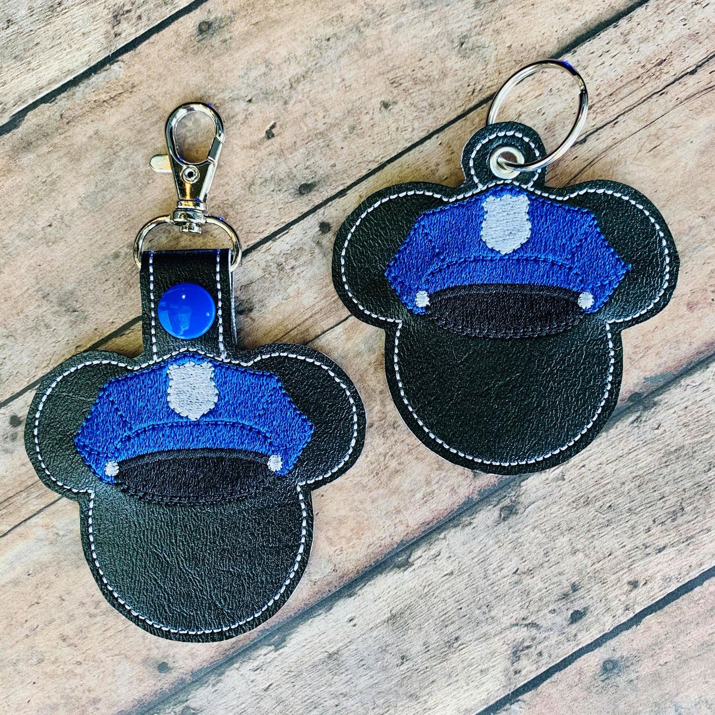 Police Mouse Fobs -  DIGITAL Embroidery DESIGN