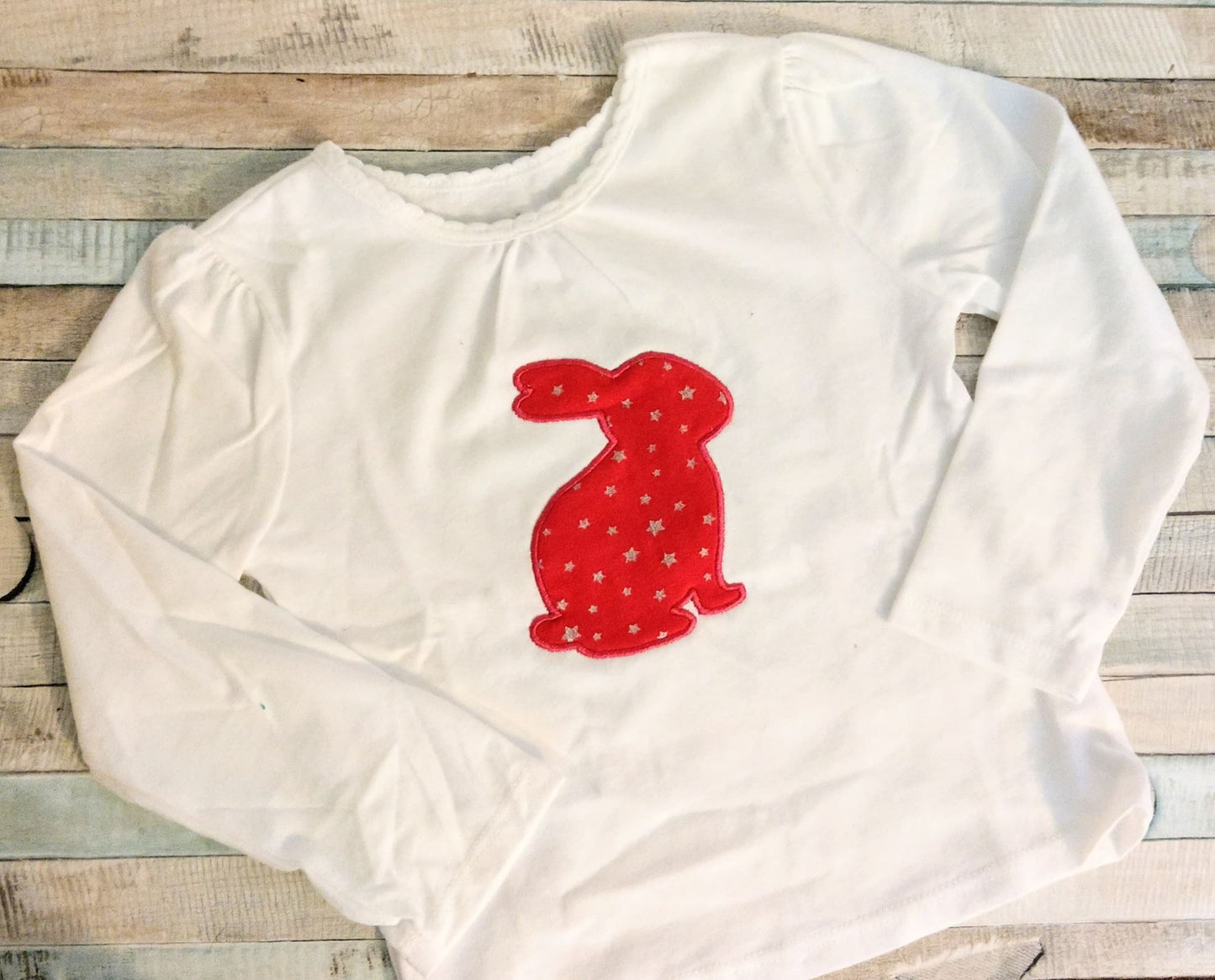 Bunny Applique - 4 Sizes - Digital Embroidery Design