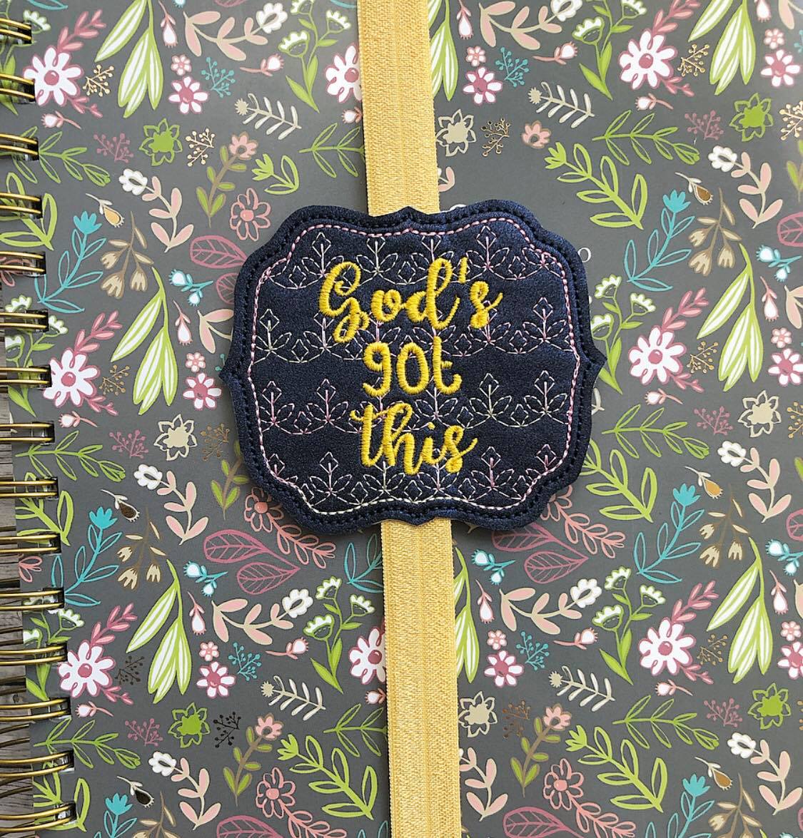 Gods got this Book Band - Digital Embroidery Design
