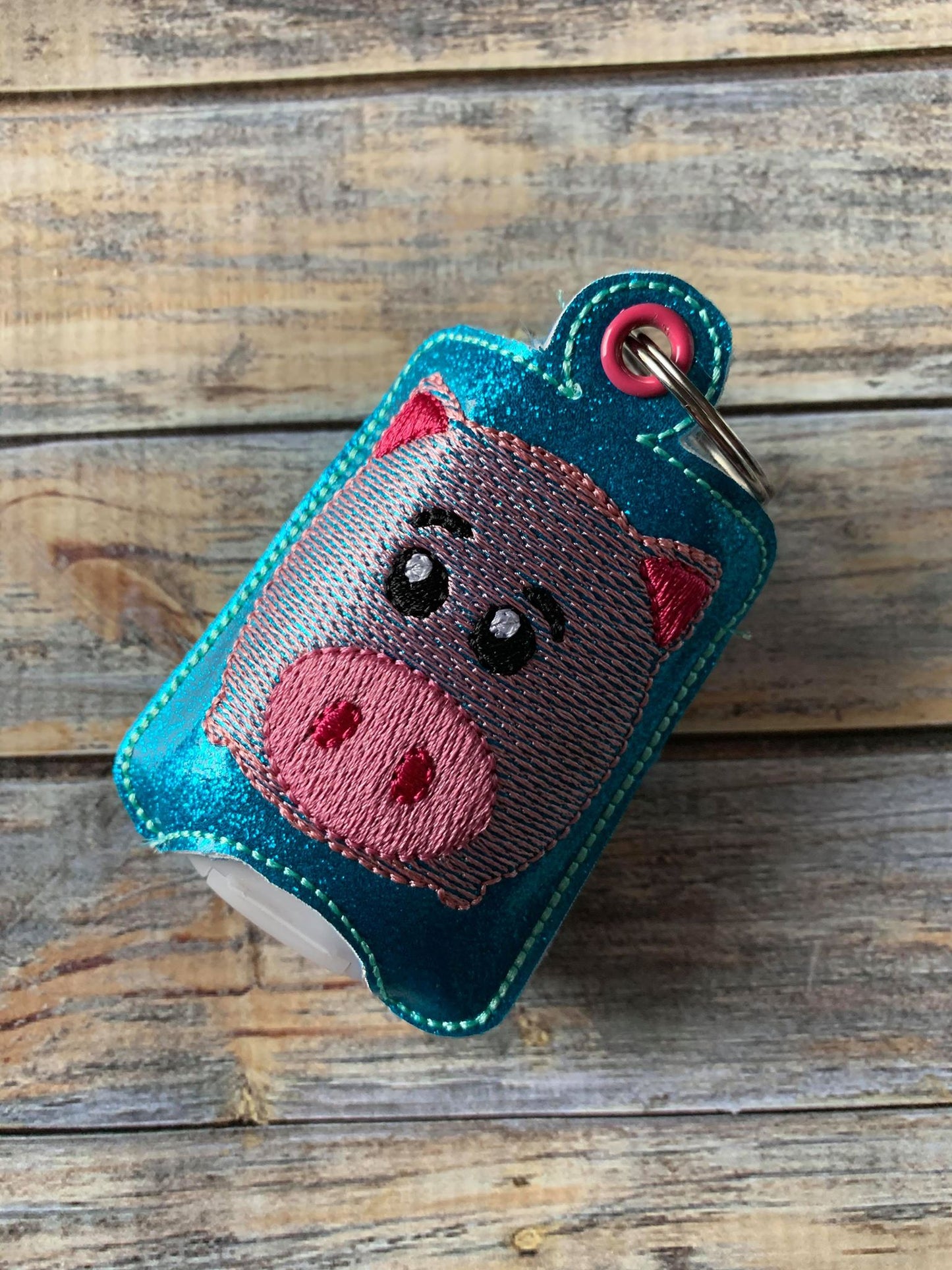 Pig Toy Sanitizer Holders - DIGITAL Embroidery DESIGN