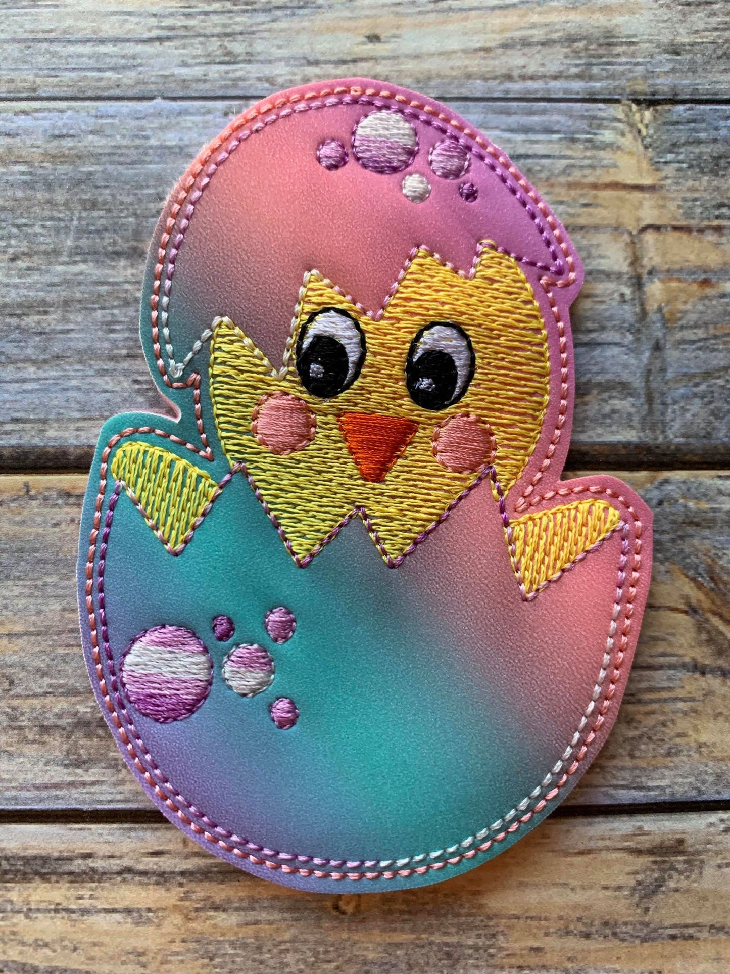 Hatched Chick Felties - 4 sizes - 4x4 and 5x7 Grouped- Digital Embroidery Design