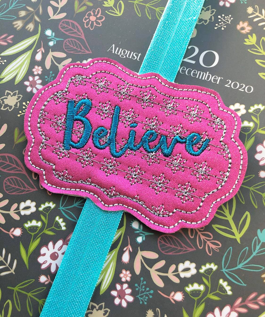 Believe Book Band - Digital Embroidery Design