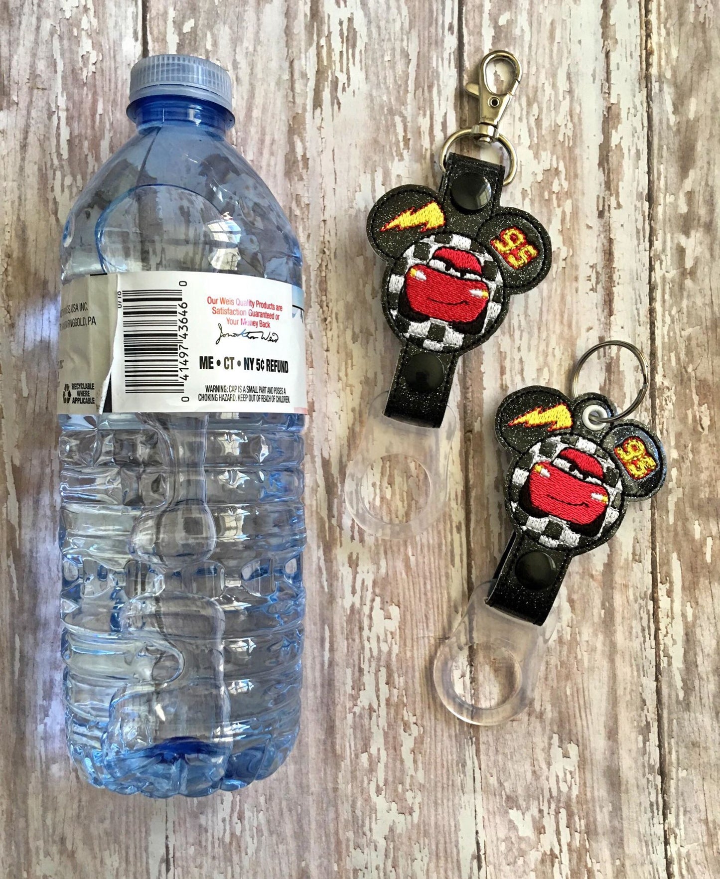 Lightning Mouse Water Bottle Holders - DIGITAL Embroidery DESIGN