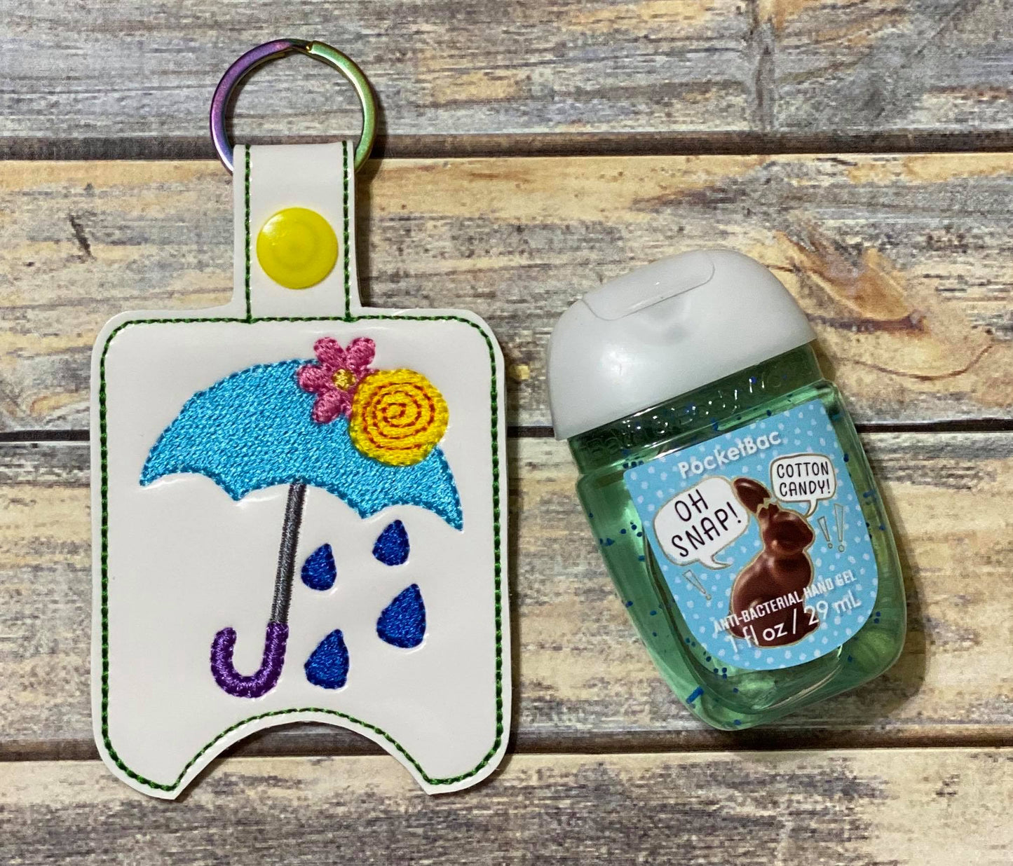 Rainy Day Sanitizer Holders - DIGITAL Embroidery DESIGN
