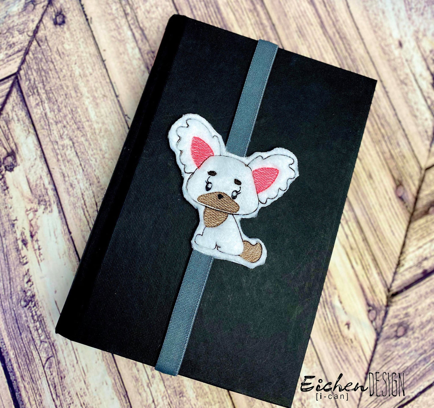 Fluffy Puppy Book Band - Digital Embroidery Design