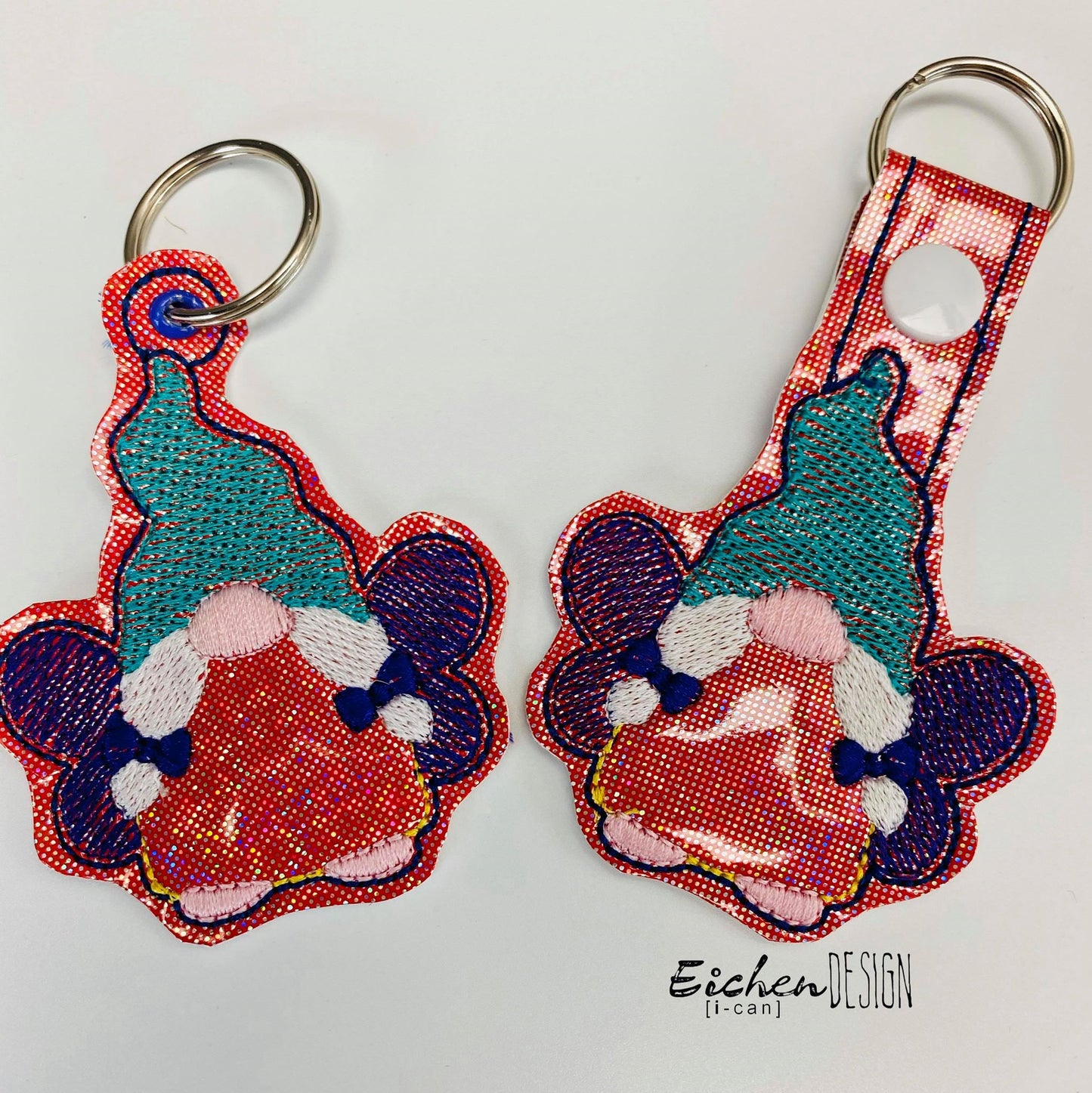 Fairy Gnome Fobs -  DIGITAL Embroidery DESIGN