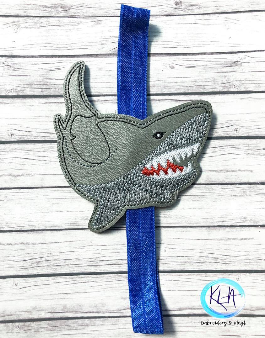 Shark Book Band - Digital Embroidery Design
