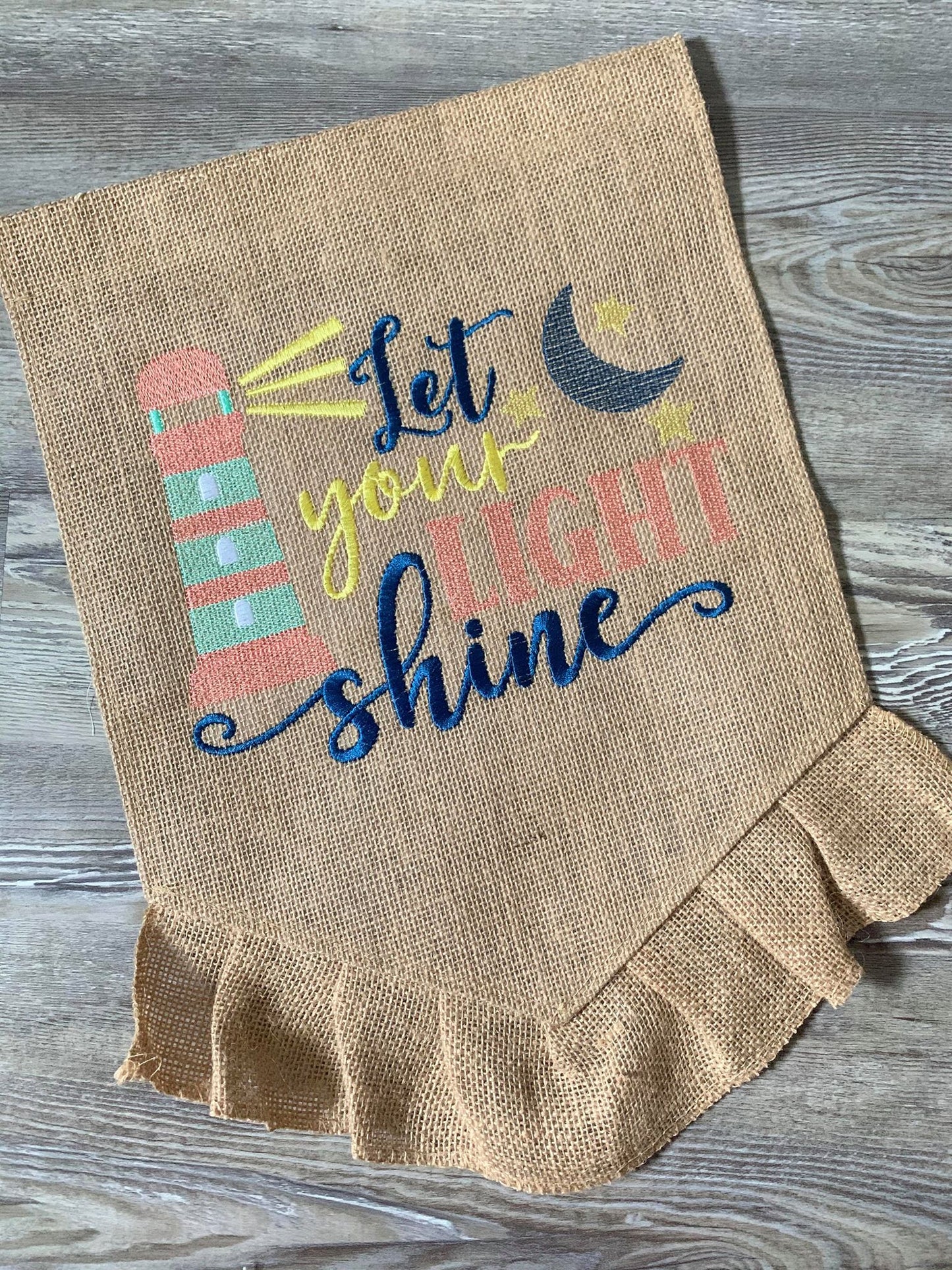 Let Your Light Shine - 3 Sizes - Digital Embroidery Design