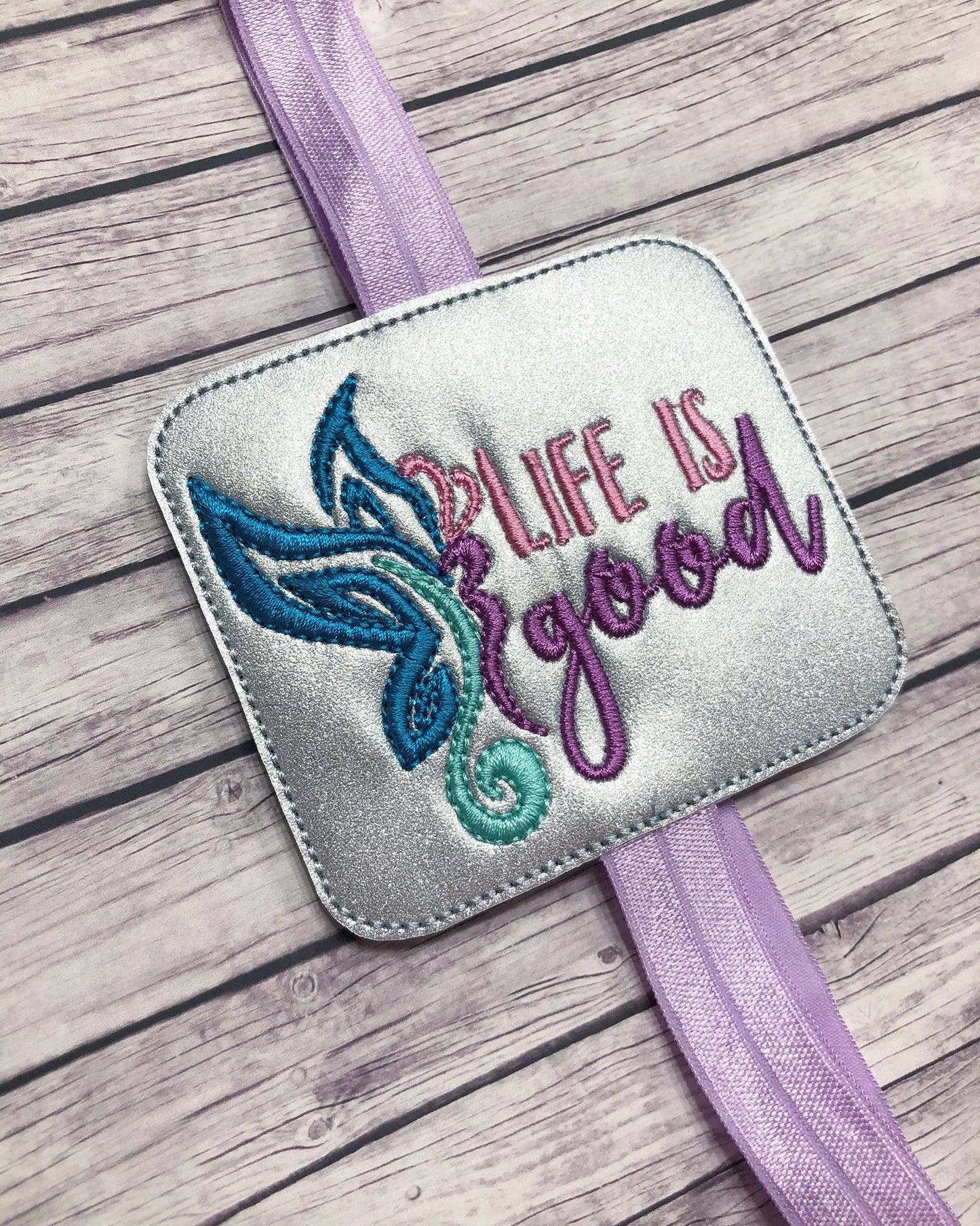 Life is Good Book Band - Digital Embroidery Design
