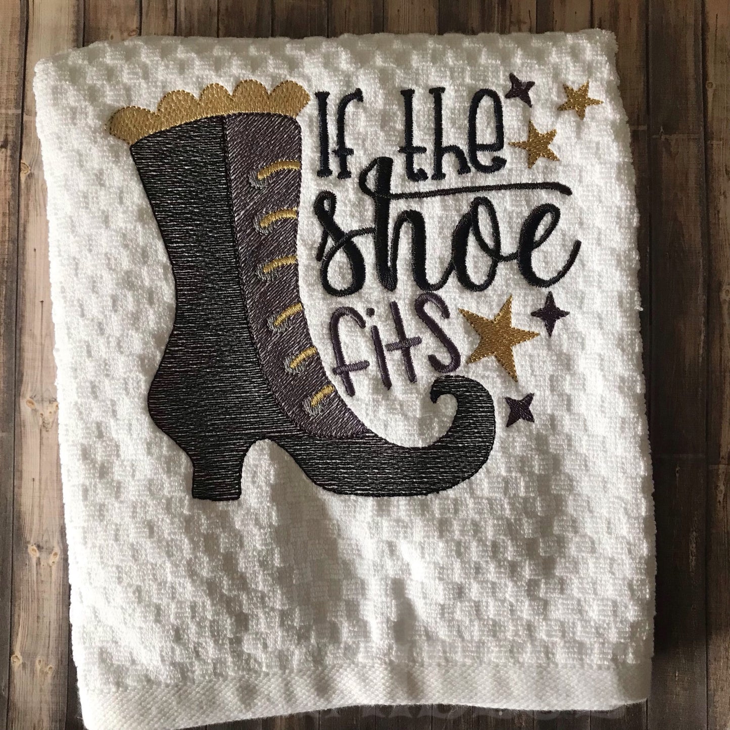 If the Shoe Fits - 2 Sizes - Digital Embroidery Design