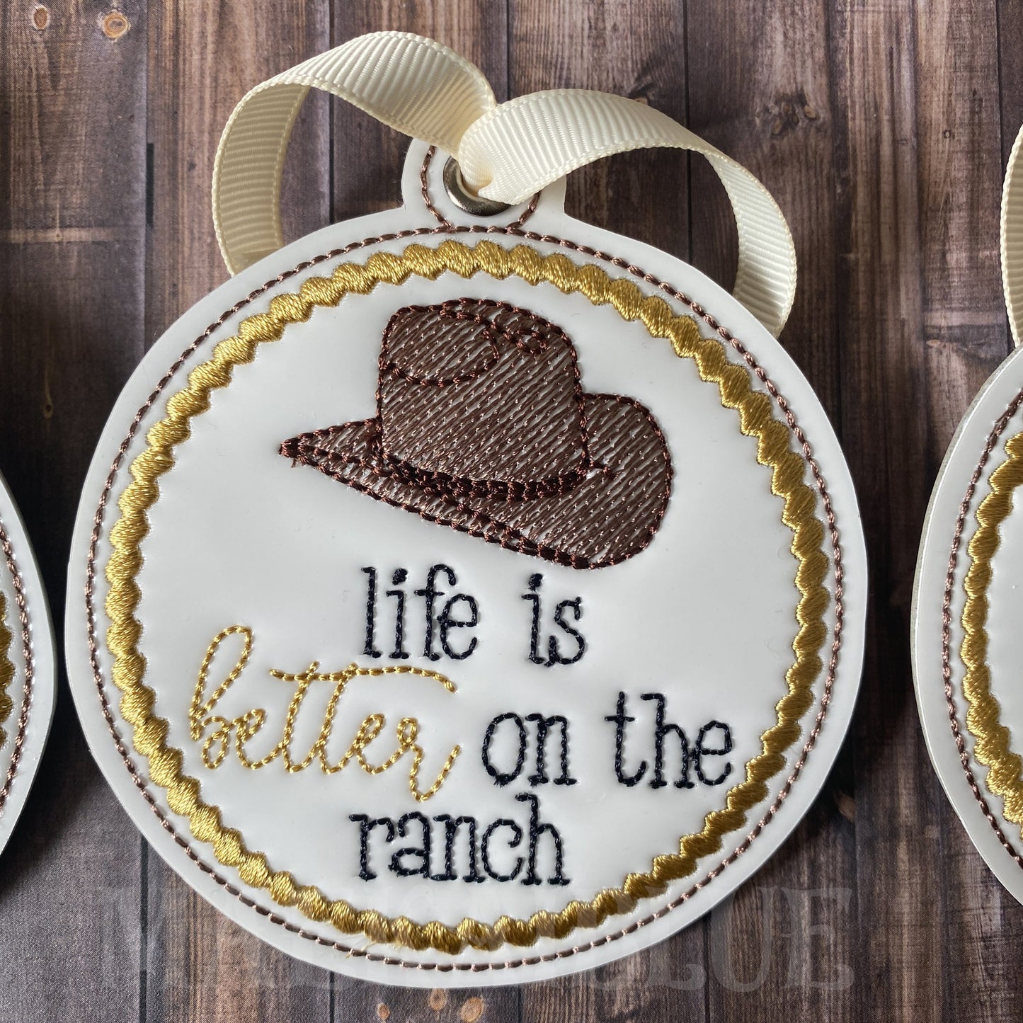 Ranch Ornament Set - Set of 6 - Digital Embroidery Design
