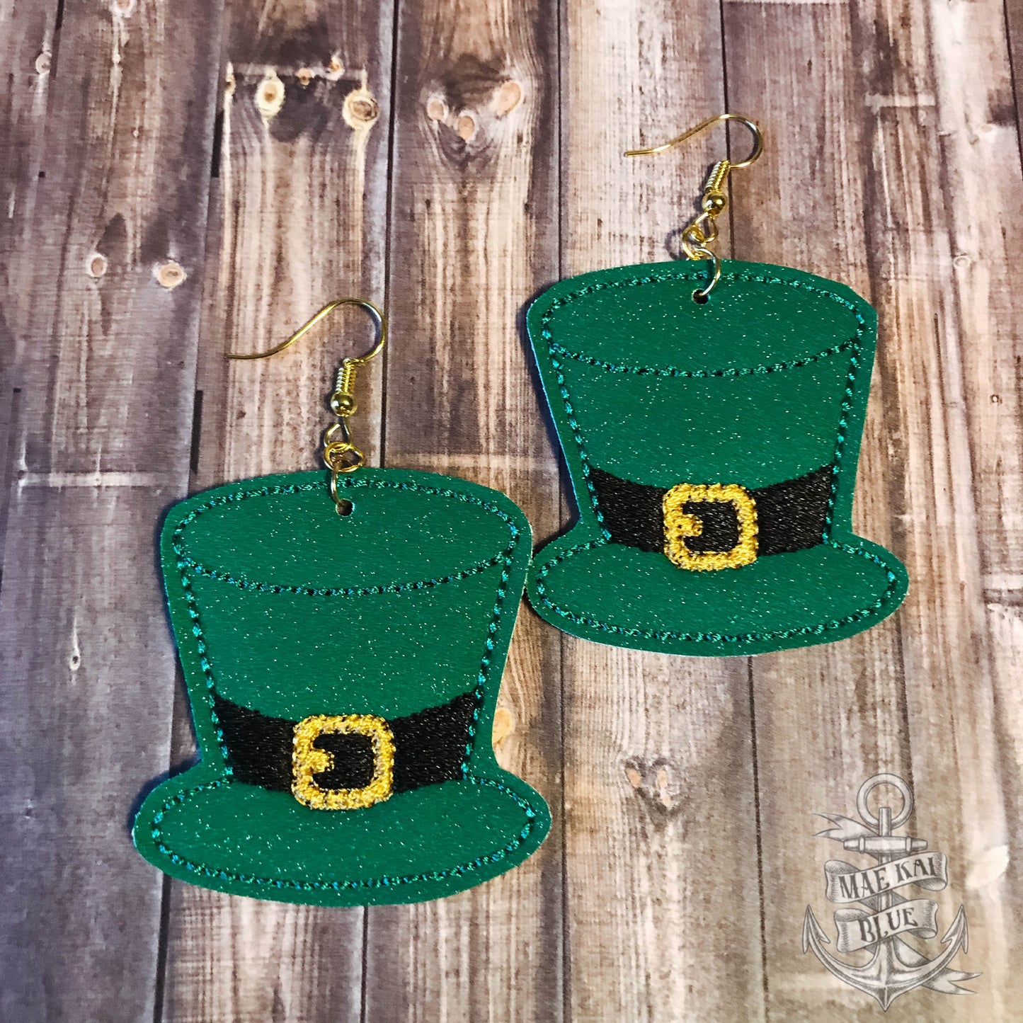 Leprechaun Hat Felties - 3 sizes - 4x4 and 5x7 Grouped- Digital Embroidery Design