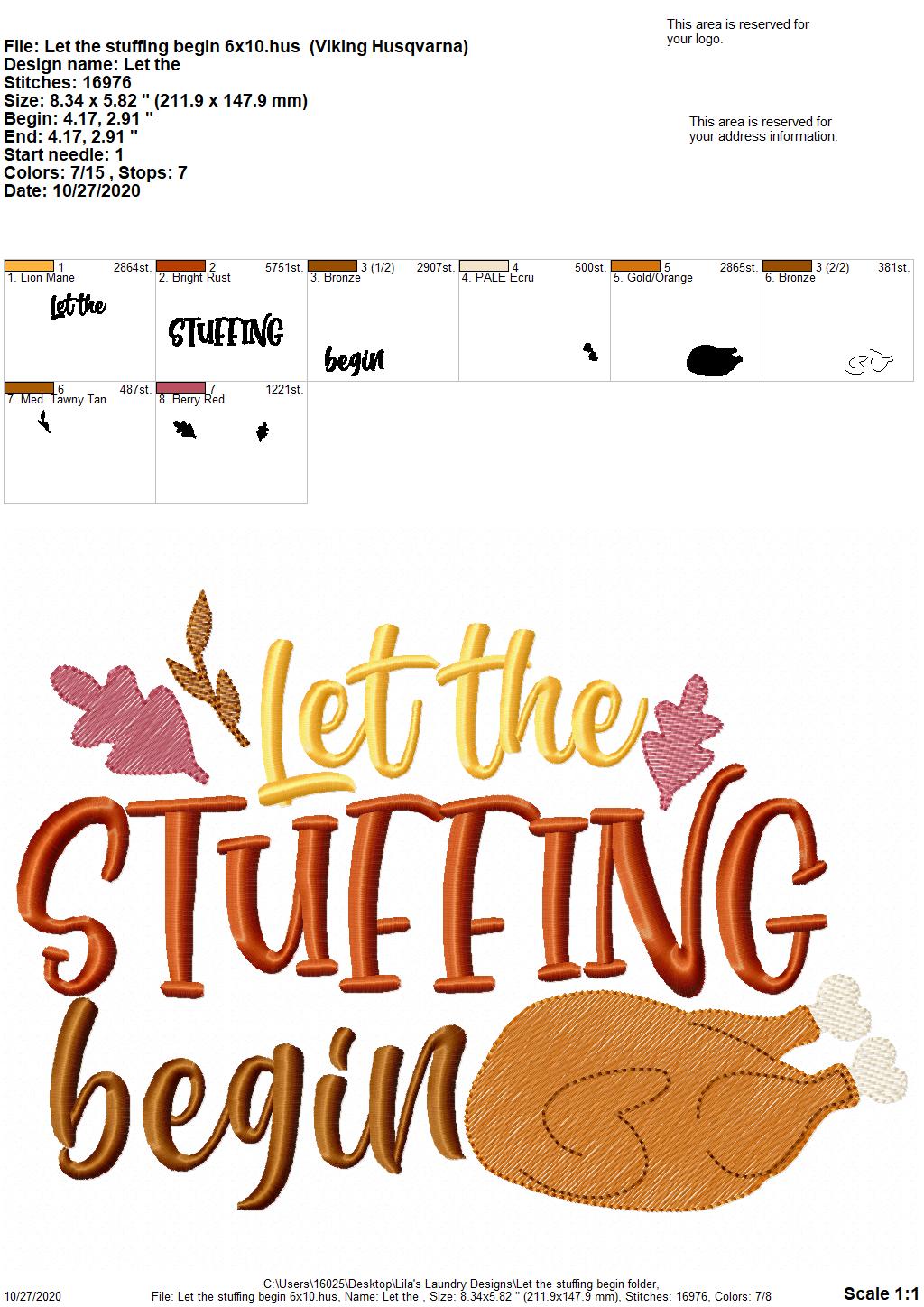 Give Thanks - 3 Sizes - Digital Embroidery Design