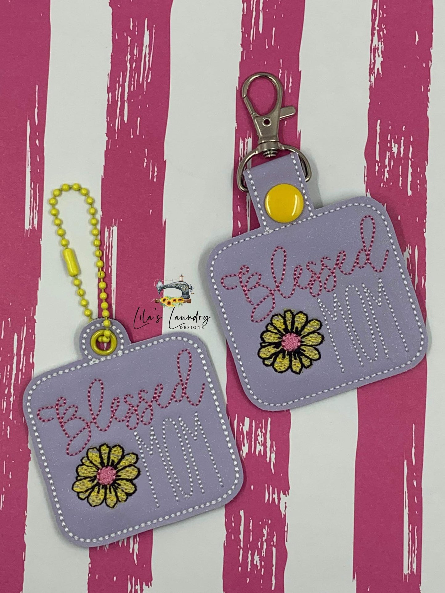 Blessed Mom Fobs - Digital Embroidery Design