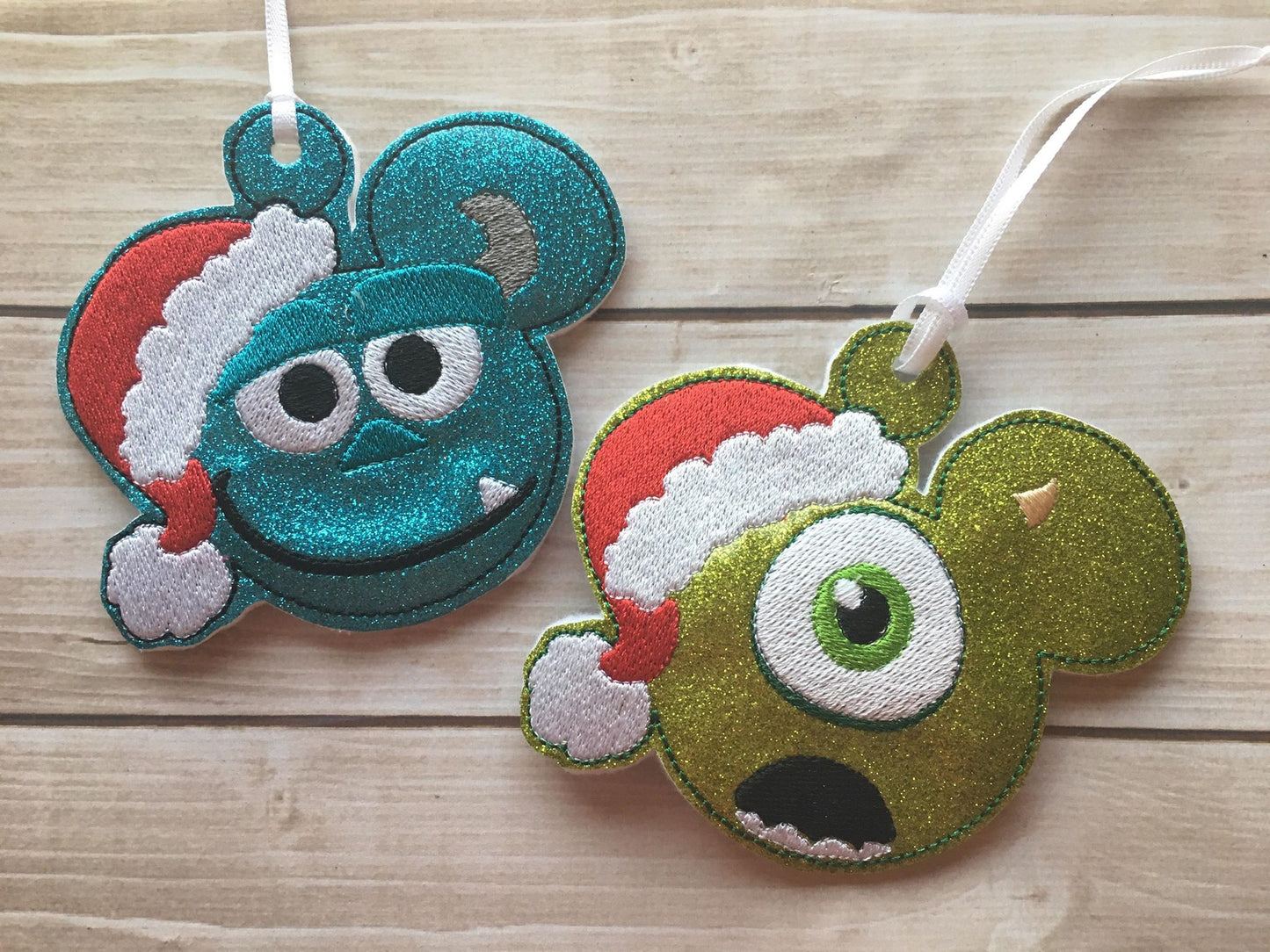 Best Friend Monsters Ornament Set - Digital Embroidery Design