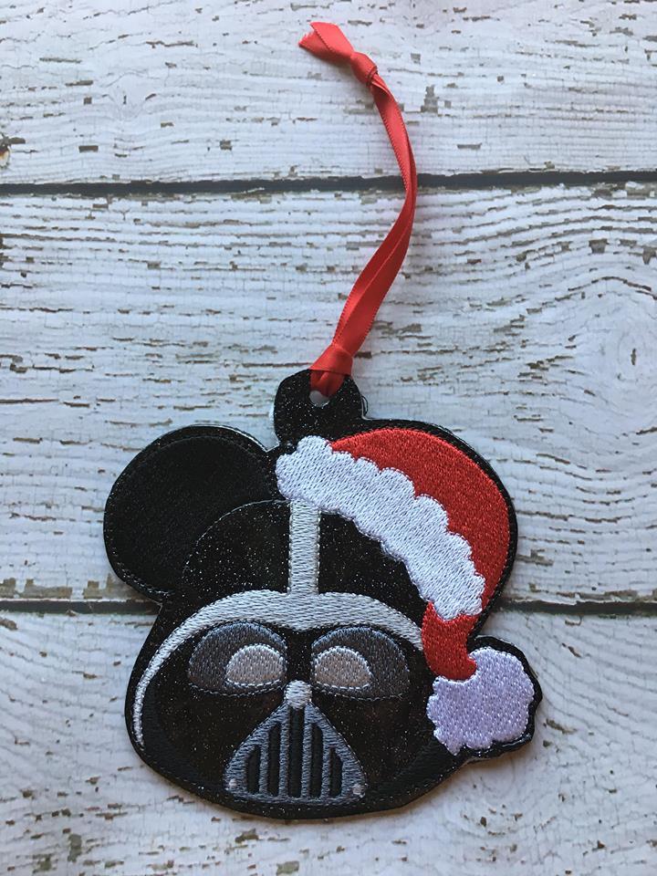 Dark One Mouse Ornament 4x4