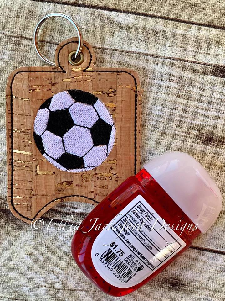 Soccer Sanitizer Holders - Embroidery Design - DIGITAL Embroidery DESIGN